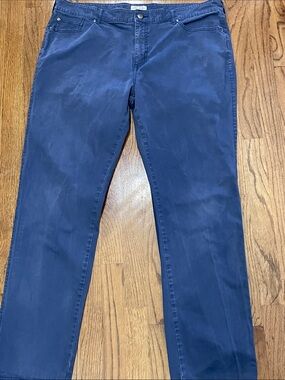 Peter Millar Navy Straight-Leg Jeans